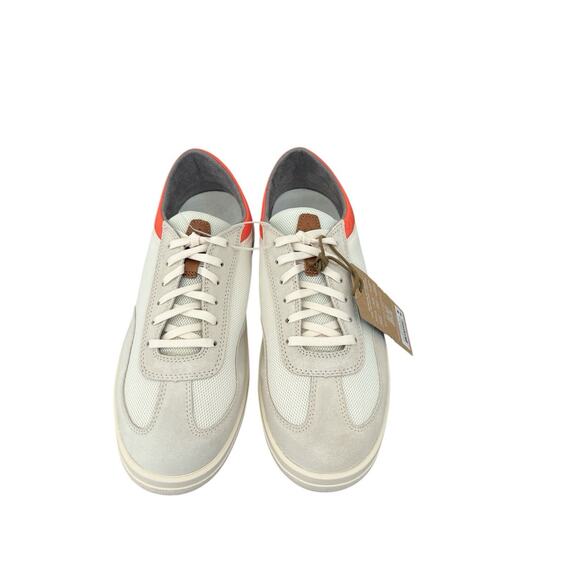 Olukai Men’s Pūnini Sneakers - Size 10 - Off White / Momo Orange - Picture 1 of 10